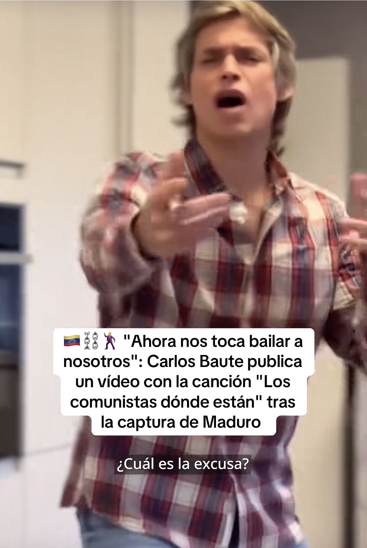 Carlos Baute en vídeo viral sobre política y Venezuela tras la captura de Maduro