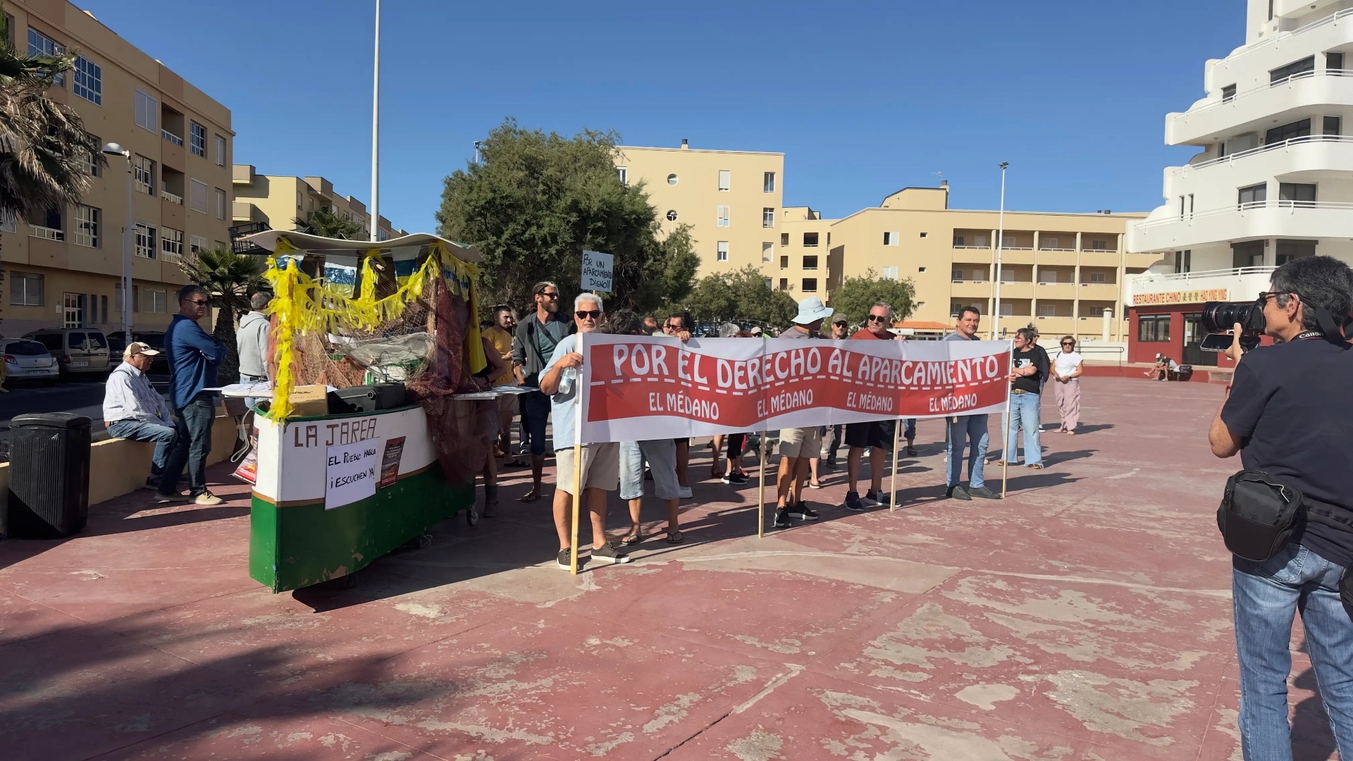 Por el derecho al aparcamiento · El Médano